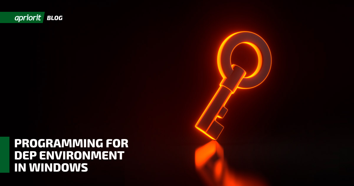 Programming for DEP environment in Windows | Apriorit