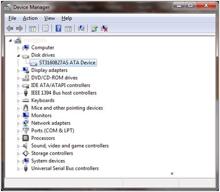 Check for disabling/enabling of the device/port