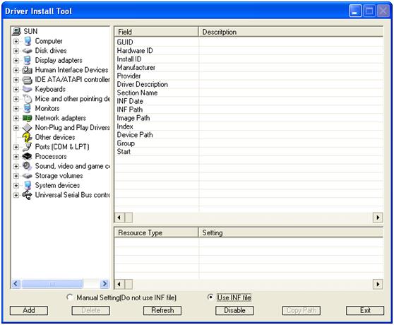 Check for disabling/enabling of the device/port