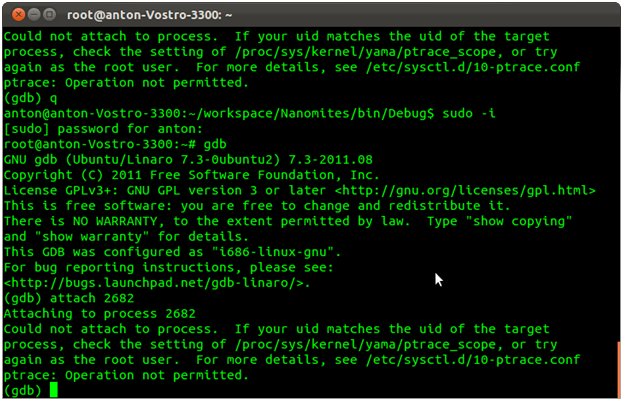 Attach with debugger to a process protected by nanomites