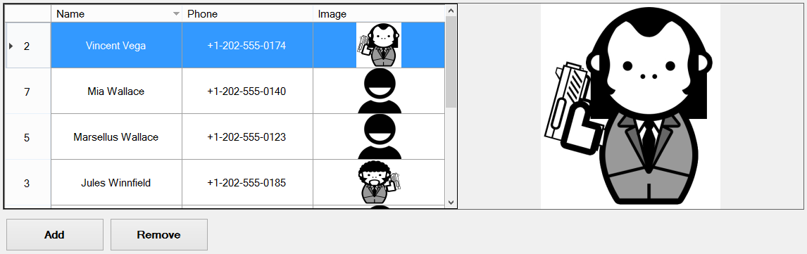 WinForms: Demo application