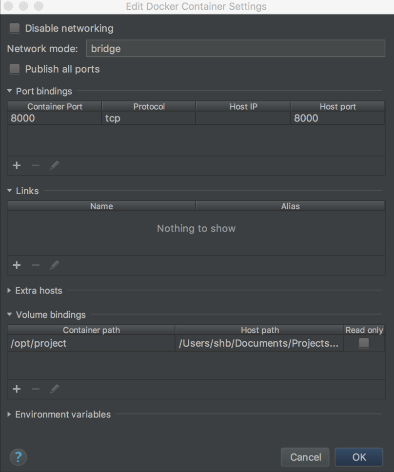 Set up Run / Debug configuration 