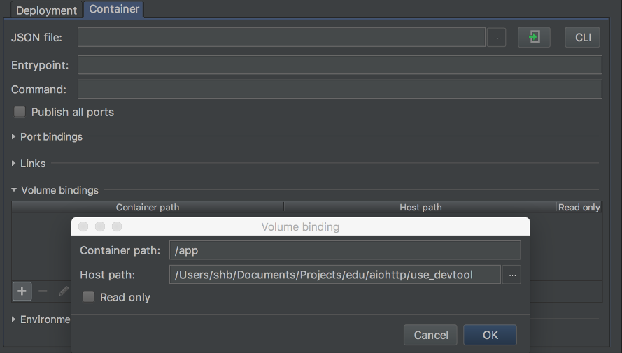 Set up the Docker deployment in PyCharm 1