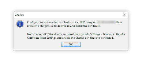 Charles wifi settings