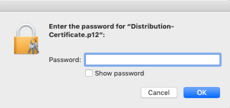 Enter password for p12