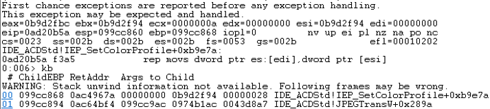 ACDSee fuzzing results