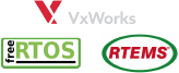 RT systems (FreeRTOS, VxWorks, RTEMS)