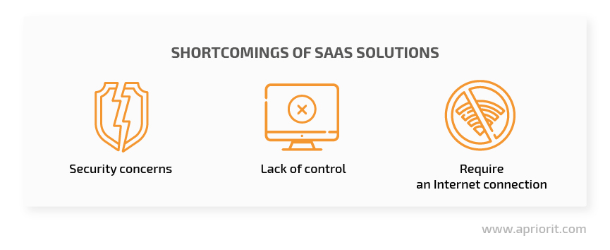 shortcomings of saas solutions