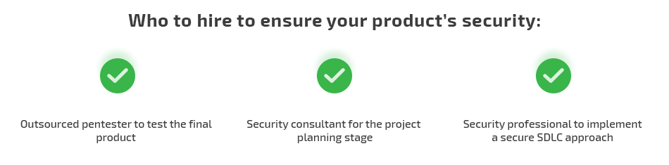 who to hire to ensure your product security