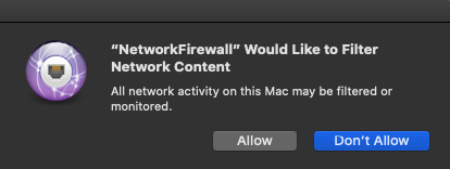 macOS warning