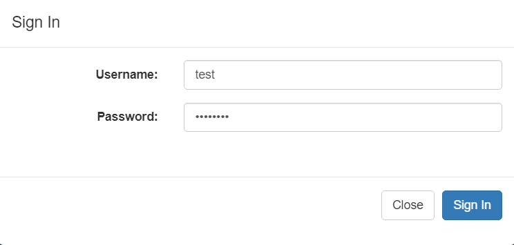 3 An authentication form