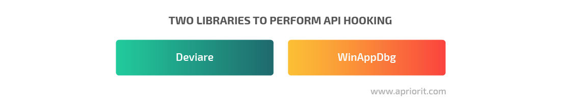 two libraries to perform api hooking