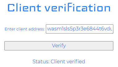4 client verification