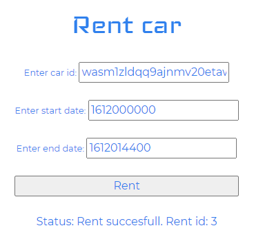 5 rent car