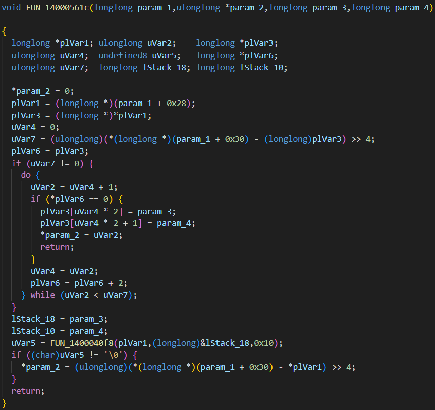An example algorithm working with arrays