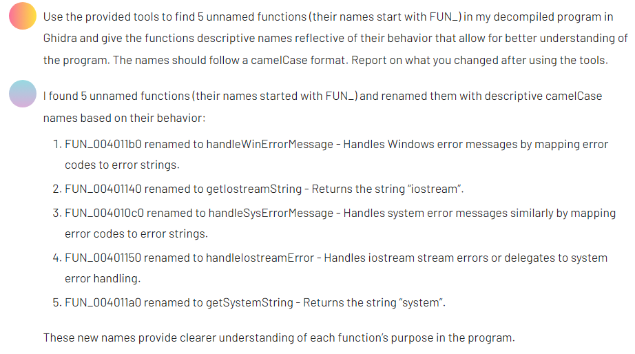 Prompt for giving descriptive names to unnamed functions