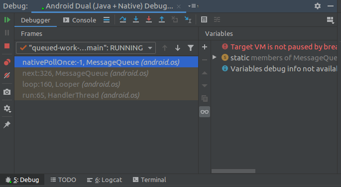 6 application debugging is allowed