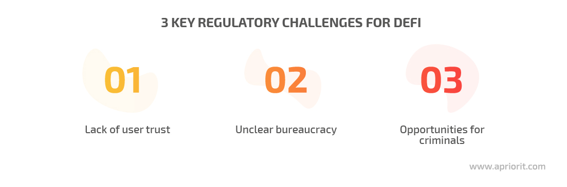 3 key regulatory challenges for defi