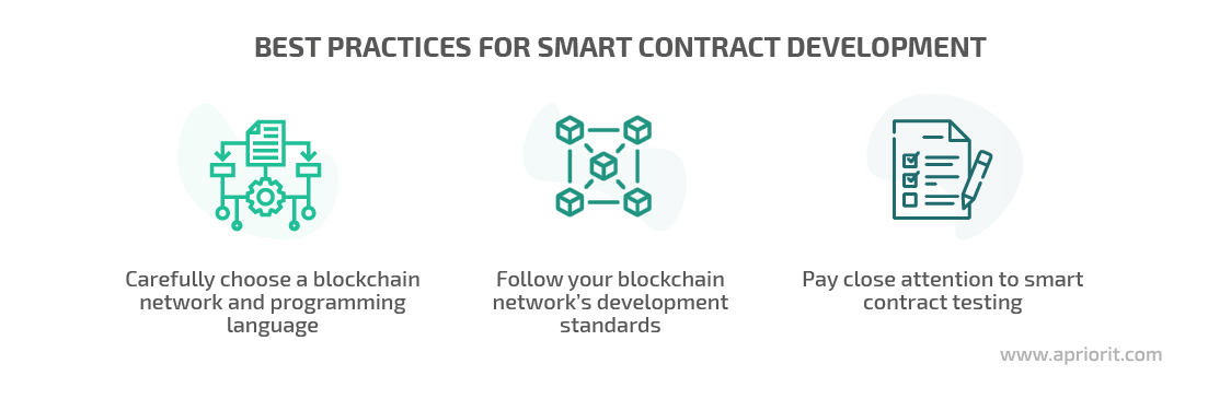 three practices for smart contract development