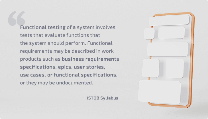Functional testing definition