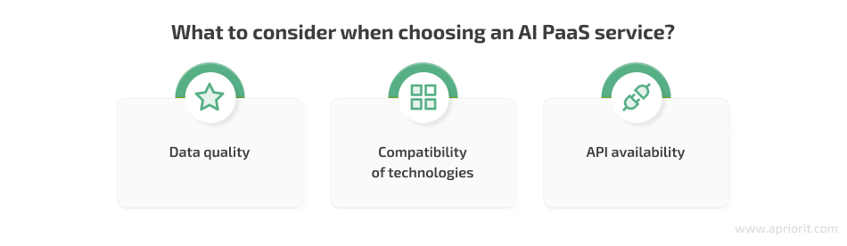 What to consider when choosing an AI PaaS service?