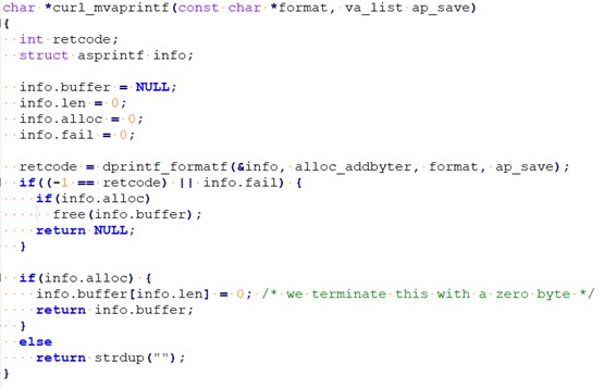 curl_mvaprintf() source code