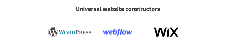 universal LC/NC website constructors