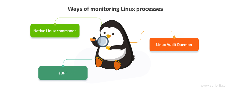 Ways of monitoring Linux processes