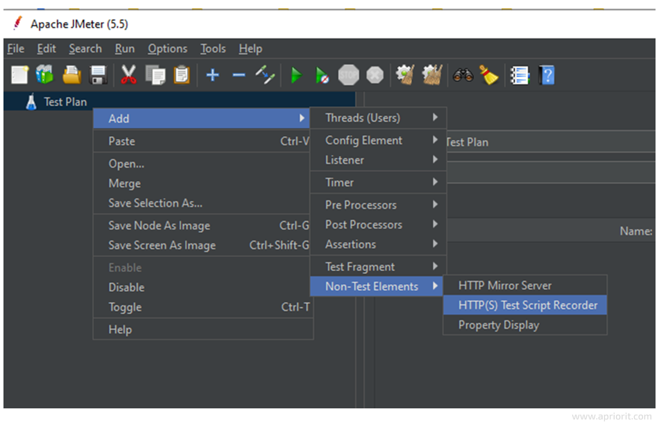 The HTTP(S) Test Script Recorder