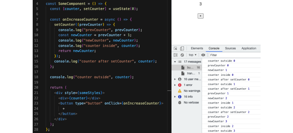 Passing a function to setState