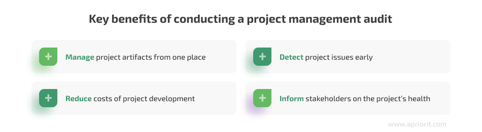 Key benefits of conducting a project management audit