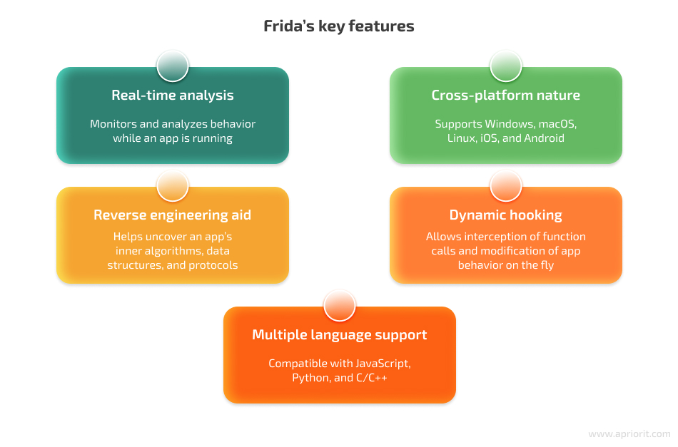 Frida's key features