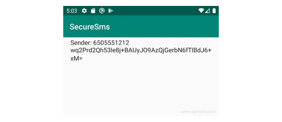 secureSMS