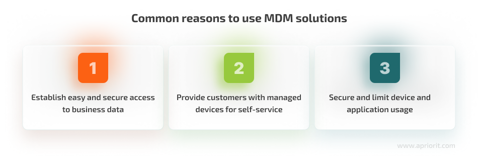 Common reasons to use MDM solutions