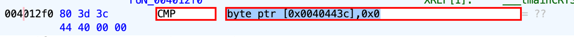 Patch instruction menu in Ghidra