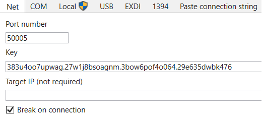 Connecting WinDbg to a virtual machine