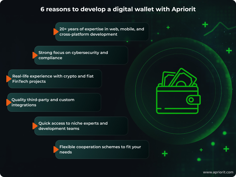 How Apriorit can help you develop a digital wallet