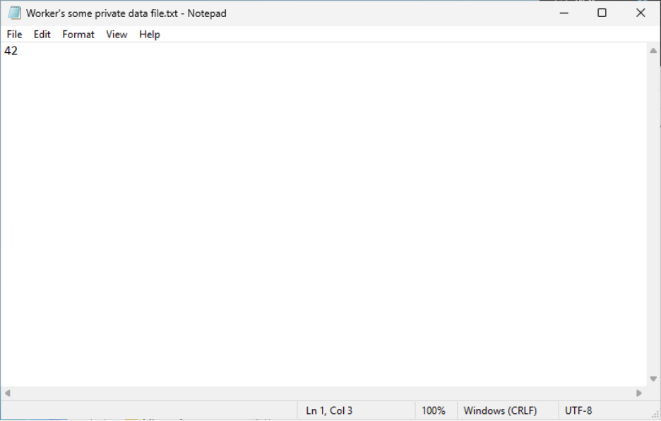 Testing the minifilter driver’s work after deleting filtering rules