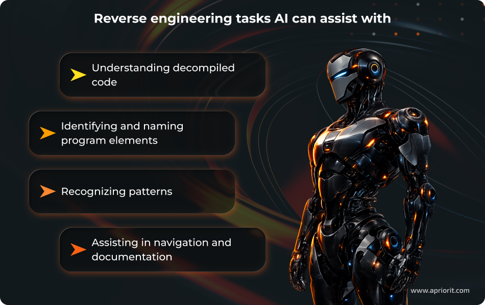 Reverse engineering tasks AI can assist with