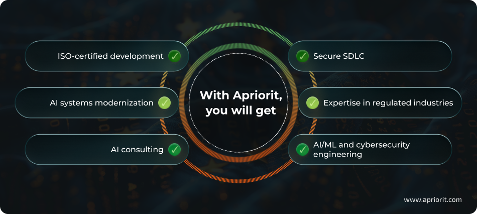 How Apriorit can help with AI development and compliance
