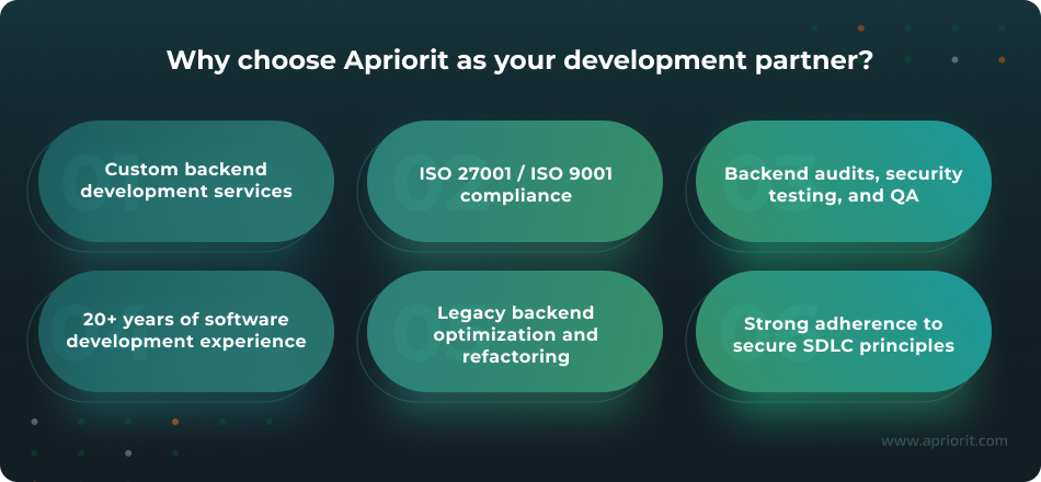 Why choose Apriorit as your development partner