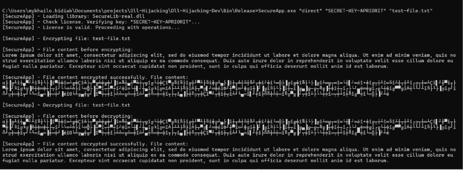 Loading the legitimate DLL