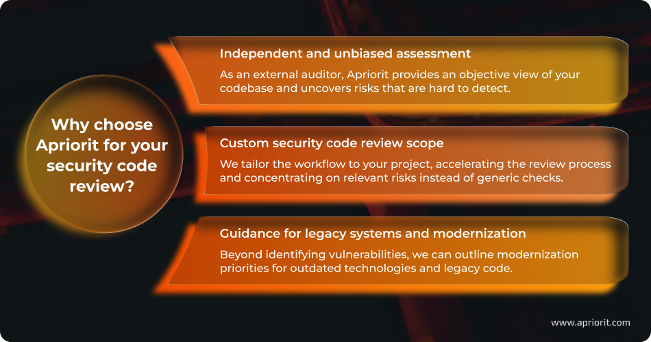 Why choose Apriorit for your security code review